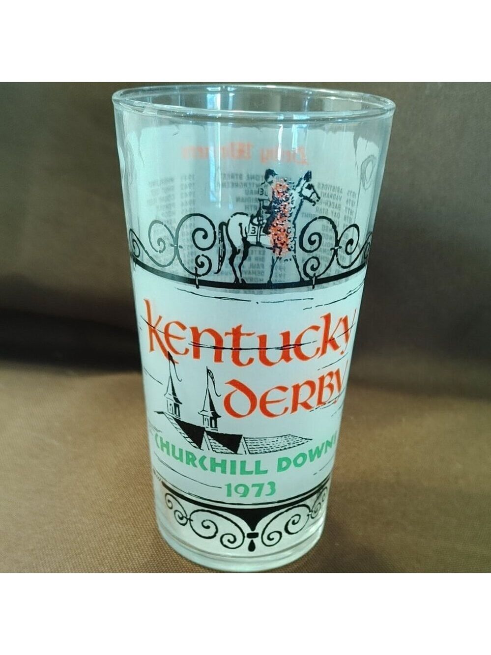 1973 Kentucky Derby Commemorative Mint Julep Glass – Secretariat Victory